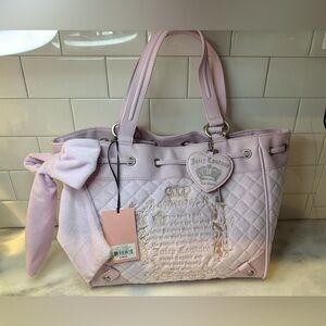Viral Juicy Couture Daydreamer Tale Tote Lilac Mist NWT